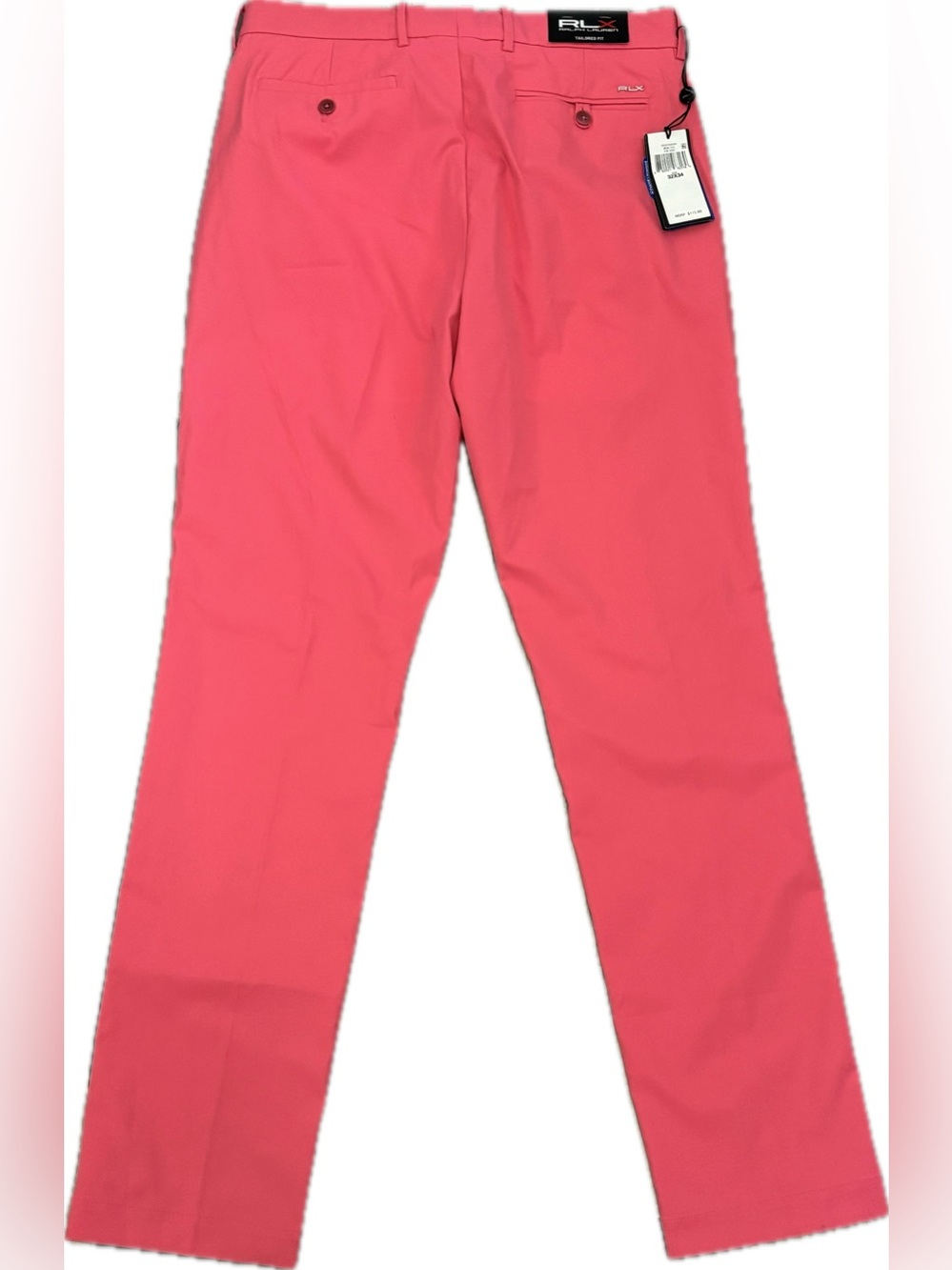 RLX Ralph Lauren Men’s Tailored Fit Golf Pants - 32”x34” - Sun Rose